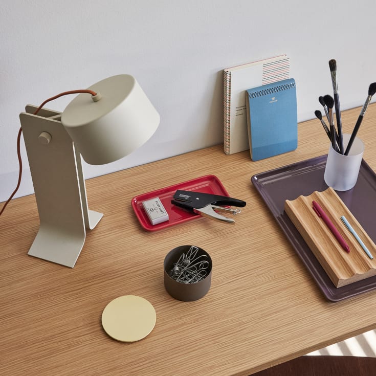 Hübsch Crea bordlampe, beige