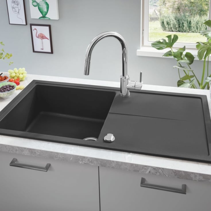 Grohe Concetto køkkenarmatur, udtrækstud, krom