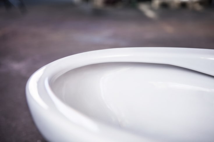 Gustavsberg Estetic væghængt toilet, uden skyllekant, rengøringsvenlig, hvid