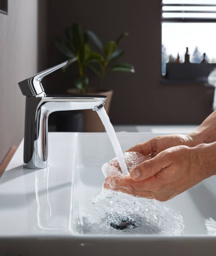 Hansgrohe Talis E 110 tvättställsblandare, krom