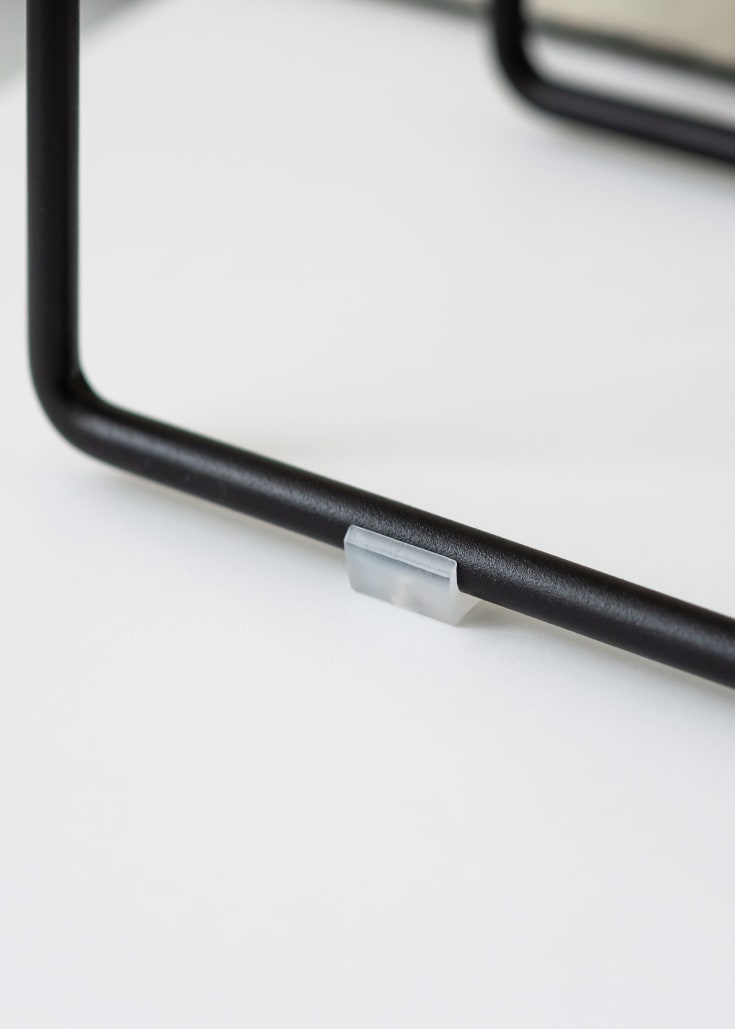 Metallbude Delaya håndklædeholder, 60 cm, sort
