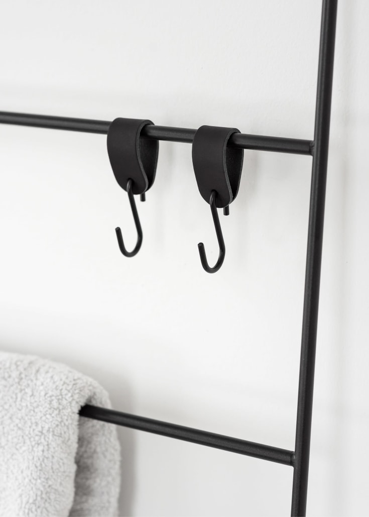 Metallbude Estina håndkleholder, 55 cm, sort