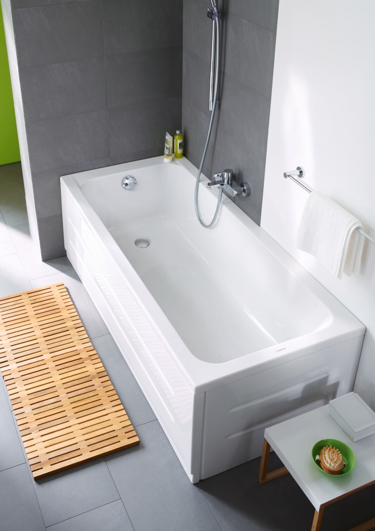 Duravit D-Code badkar, 160x70 cm, vit