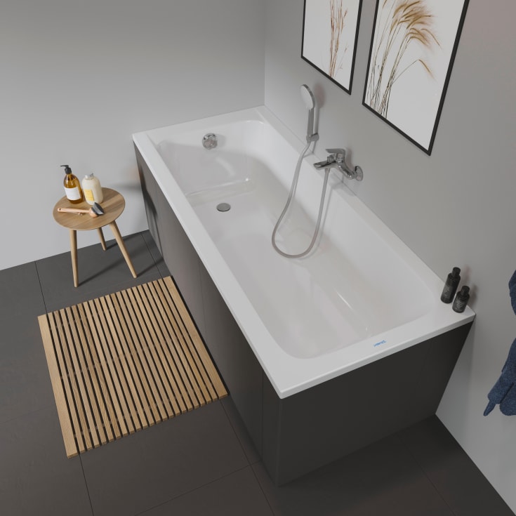 Duravit D-Code badekar, 170x75 cm, hvid