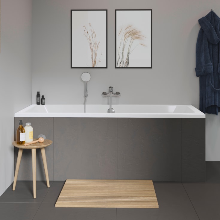Duravit D-Code badkar, 180x80 cm, vit