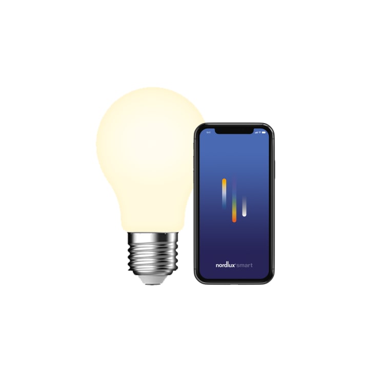 Nordlux Smart E27 standardlampa, vit