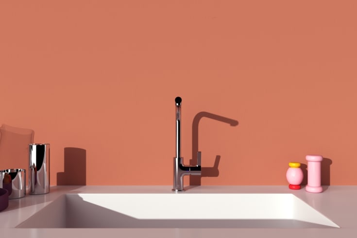 Ideal Standard Gusto køkkenarmatur, krom