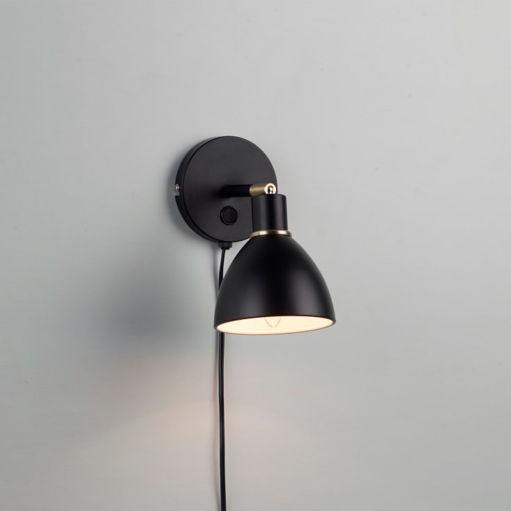 Nordlux Ray vägglampa, svart