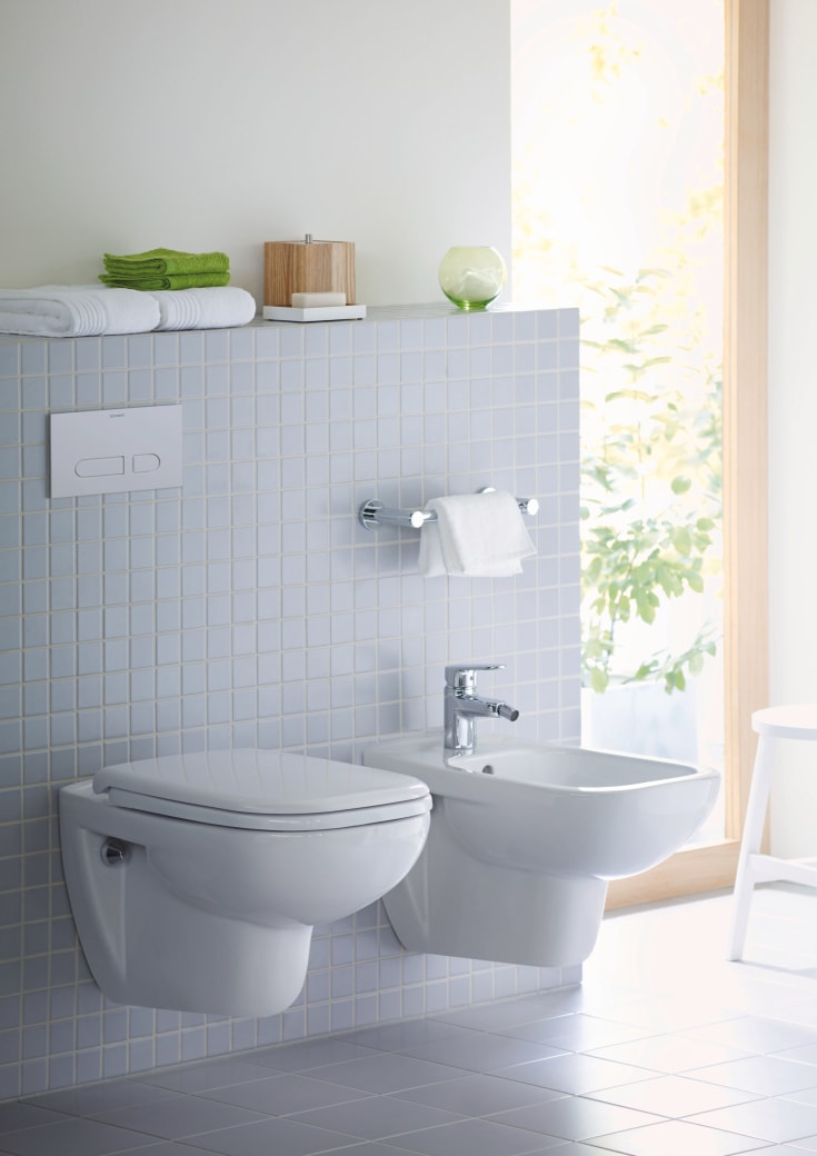 Duravit D-Code toiletbræt, hvid