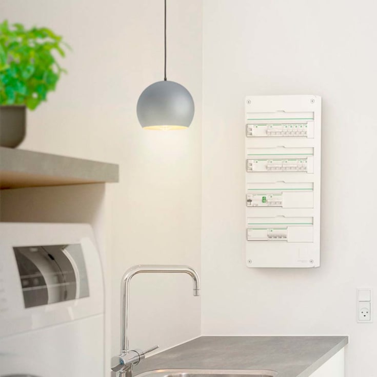 Boligtavle Resi9 CX 2x13 modul med RCD-B til varmepumpe