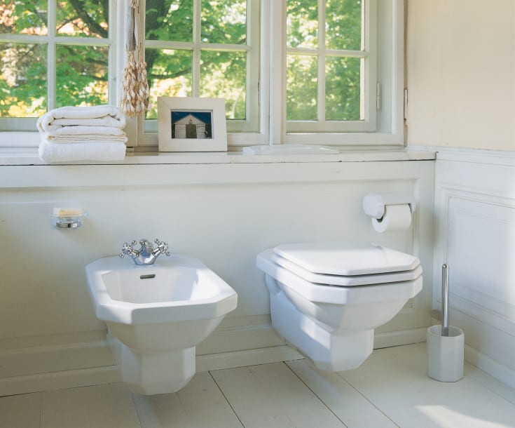 Duravit 1930 toalettsits, soft close, vit