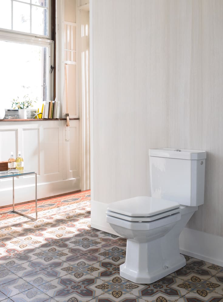 Duravit 1930 toiletbræt, soft close, hvid