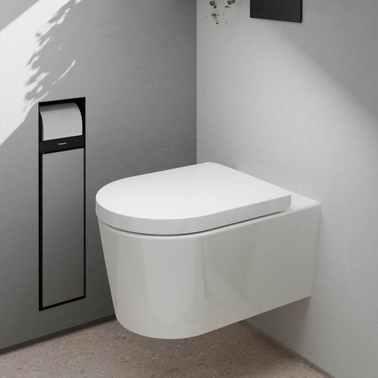 Hansgrohe EluPura S toalettsits, vit