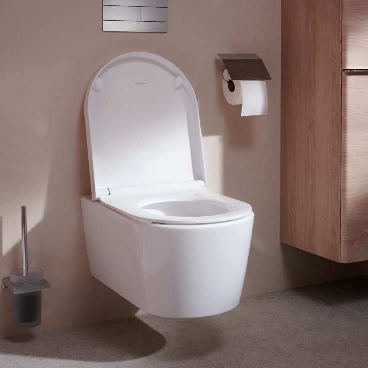Hansgrohe EluPura S toalettsits, vit