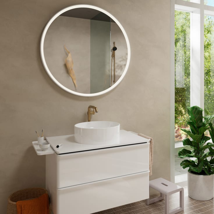 Hansgrohe Xuniva S tvättställ, Ø40 cm, vit