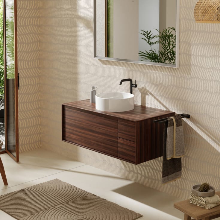 Hansgrohe Xuniva S tvättställ, Ø40 cm, vit