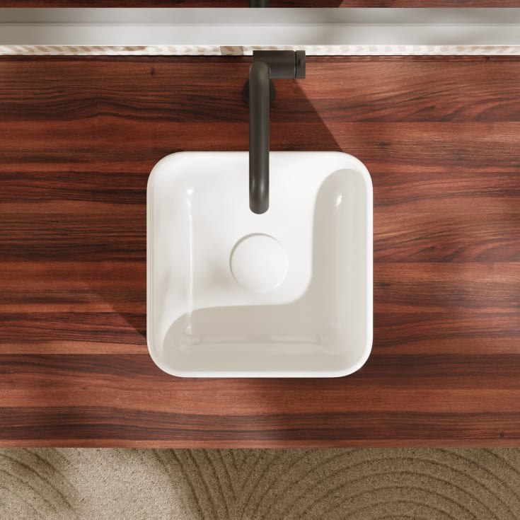 Hansgrohe Xuniva Q håndvask, 30x30 cm, hvid