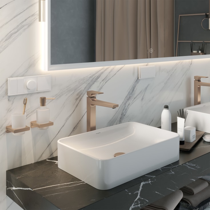 Hansgrohe Xuniva Q håndvask, 55x40 cm, hvid