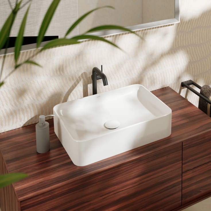 Hansgrohe Xuniva Q håndvask, 55x40 cm, hvid