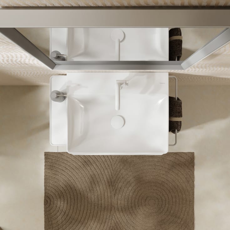 Hansgrohe Xelu Q håndvask, 60x48 cm, hvid