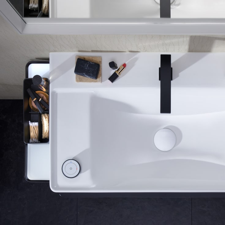 Hansgrohe Xelu Q håndvask 80x48 cm, venstre, hvid