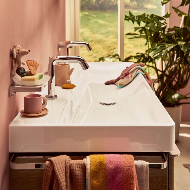 Hansgrohe Xelu Q håndvask 120x48 cm, hvid
