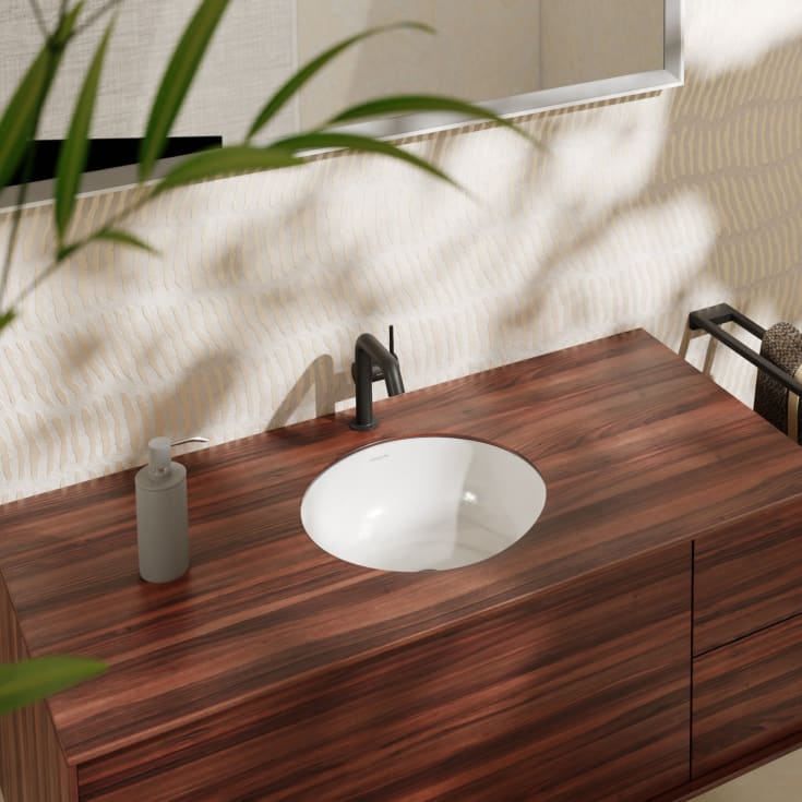 Hansgrohe Xuniva S tvättställ, Ø35 cm, vit
