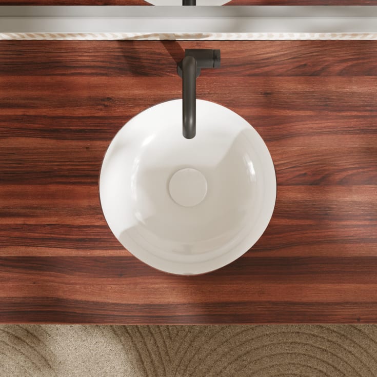 Hansgrohe Xuniva S tvättställ, Ø35 cm, vit