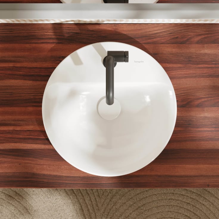 Hansgrohe Xuniva S tvättställ, Ø45 cm, vit