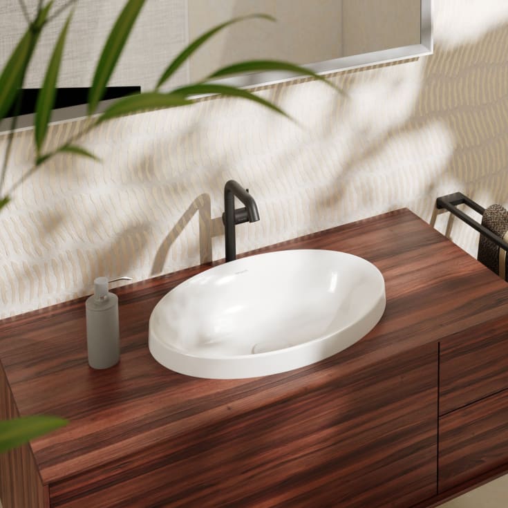 Hansgrohe Xuniva D håndvask, 55x40 cm, hvid