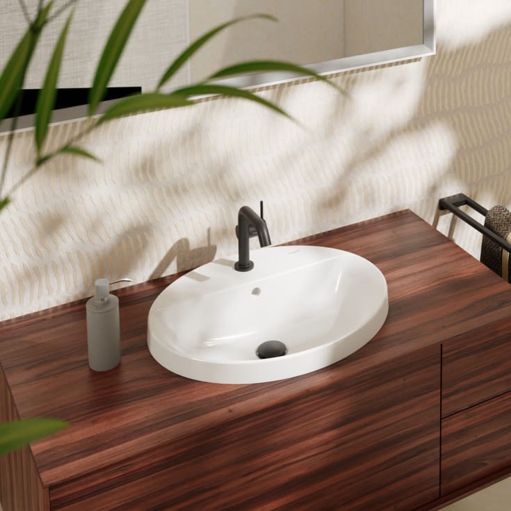 Hansgrohe Xuniva D håndvask, 55x45 cm, hvid
