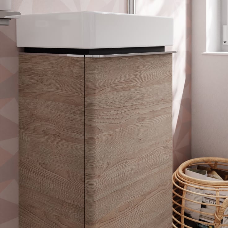 Hansgrohe Xelu Q underskab 34x24,5 cm, venstre, eg