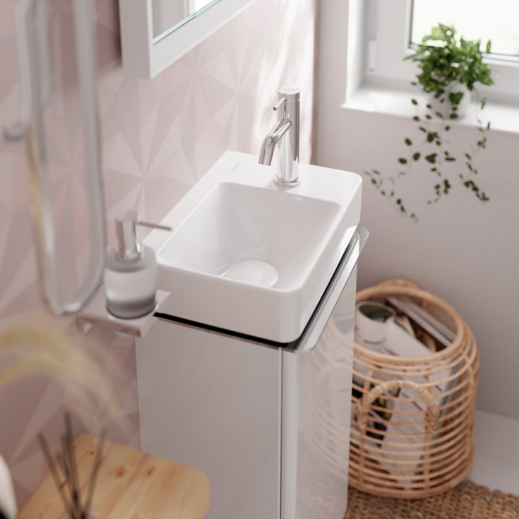 Hansgrohe Xelu Q underskab, 34x26,5 cm, højre, hvid højglans
