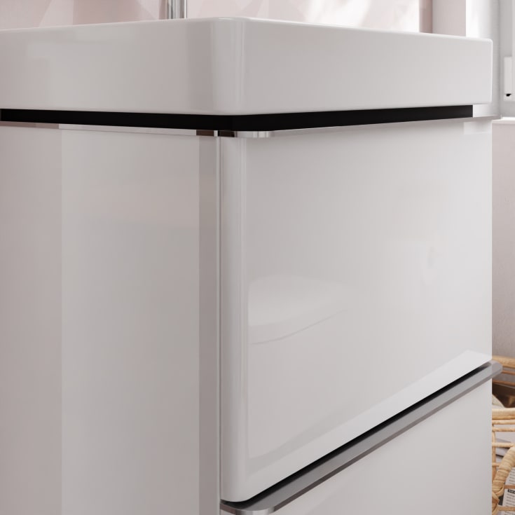 Hansgrohe Xelu Q underskab 48x47,5 cm, hvid højglans