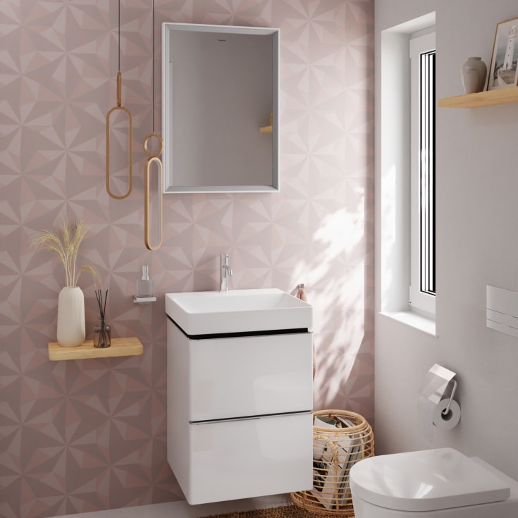 Hansgrohe Xelu Q underskab 48x47,5 cm, hvid højglans