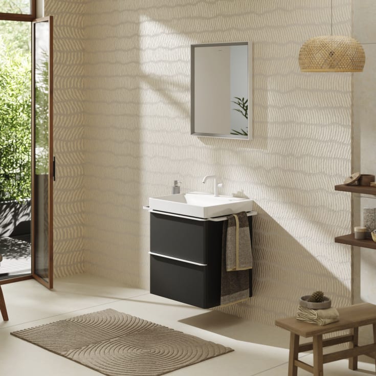Hansgrohe Xelu Q underskab 58x47,5 cm, mat grå