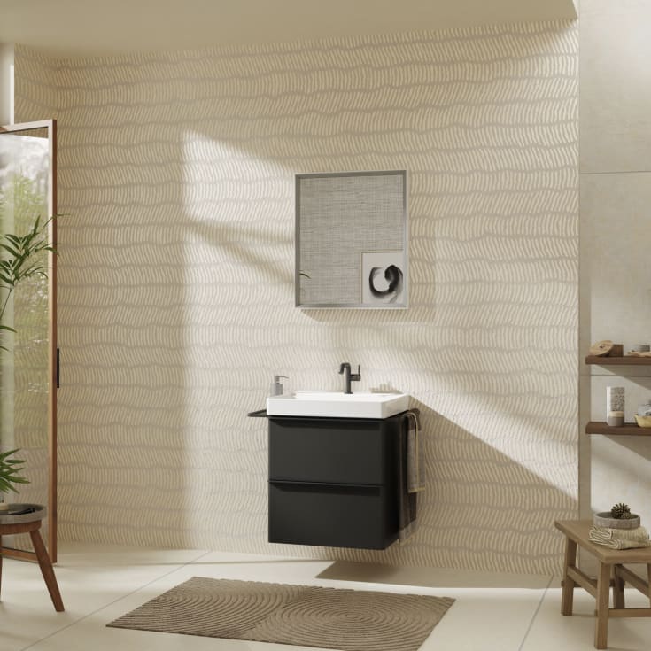 Hansgrohe Xelu Q underskab, 58x49,5 cm, mat grå
