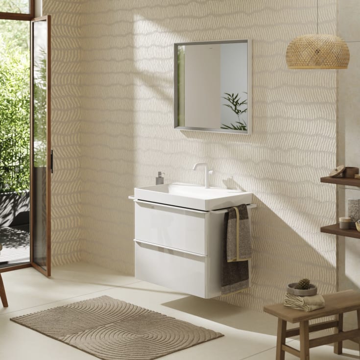 Hansgrohe Xelu Q underskab, 78x49,5 cm, hvid højglans