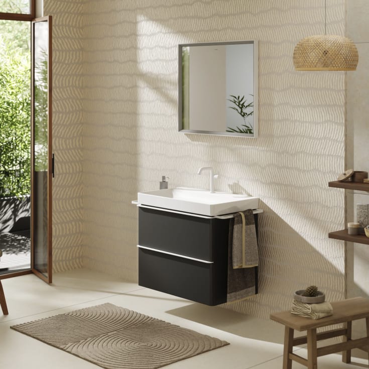 Hansgrohe Xelu Q underskab, 78x49,5 cm, mat grå