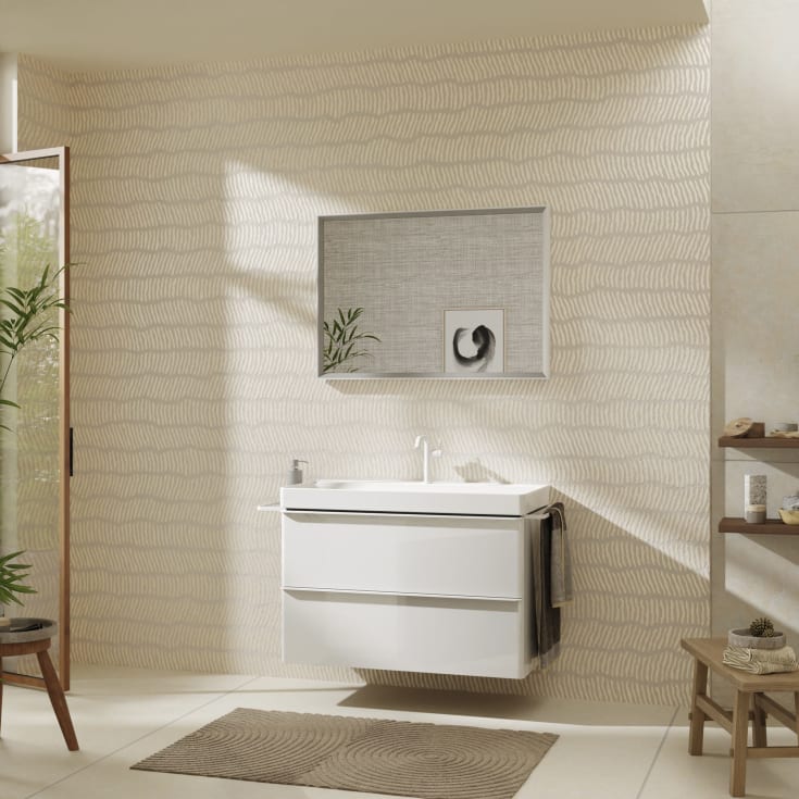 Hansgrohe Xelu Q underskab, 98x49,5 cm, hvid højglans