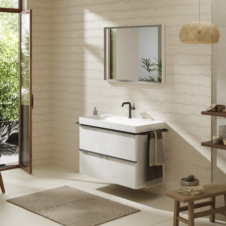 Hansgrohe Xelu Q underskab 98x47,5 cm, hvid højglans