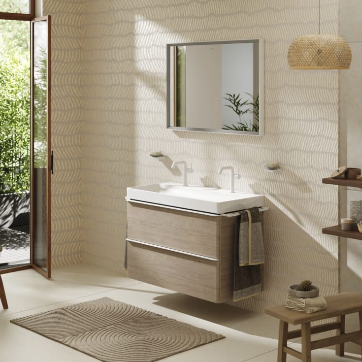Hansgrohe Xelu Q underskab, 98x49,5 cm, eg