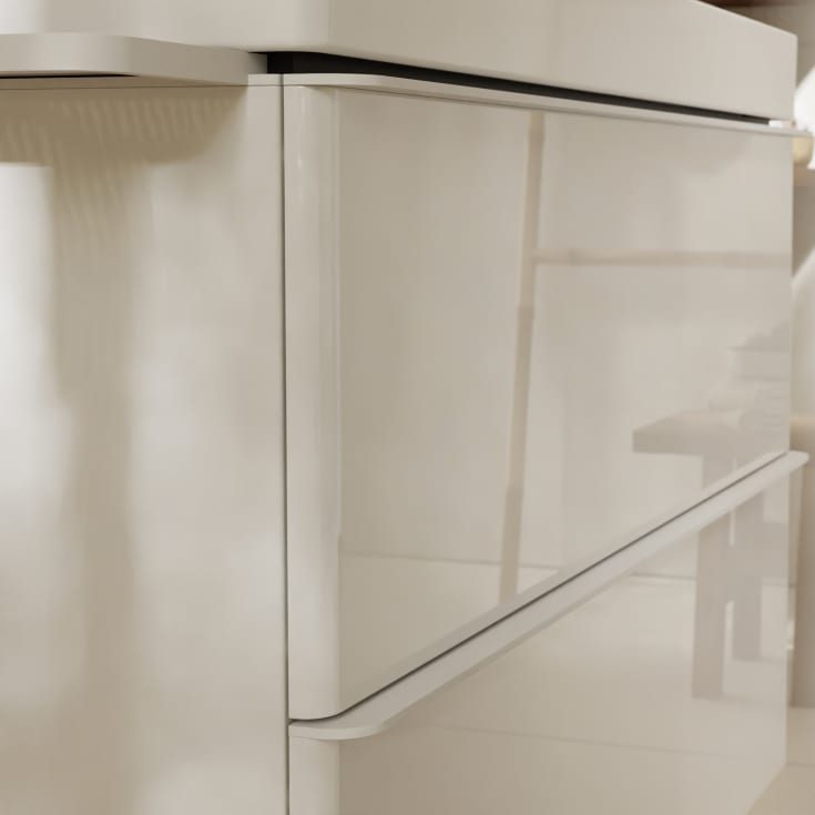 Hansgrohe Xelu Q underskab, 118x49,5 cm, hvid højglans