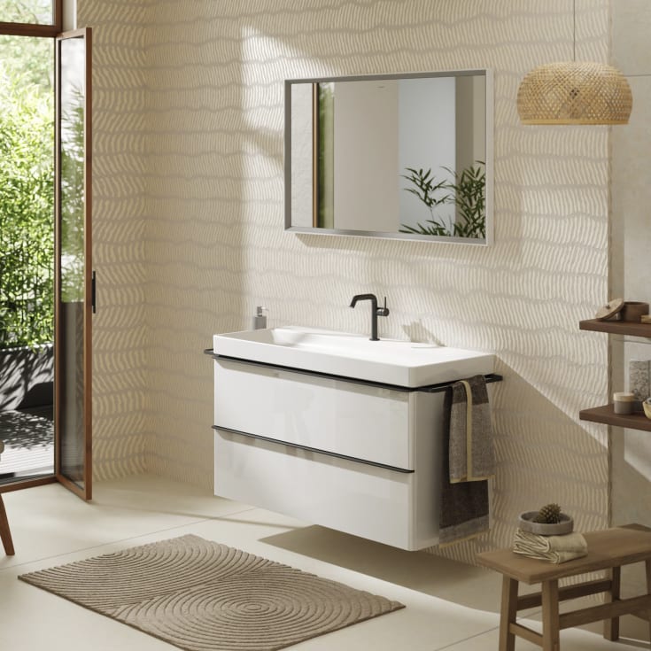 Hansgrohe Xelu Q underskab 118x47,5 cm, hvid højglans