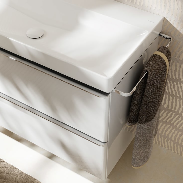 Hansgrohe Xelu Q underskab, 118x49,5 cm, hvid højglans