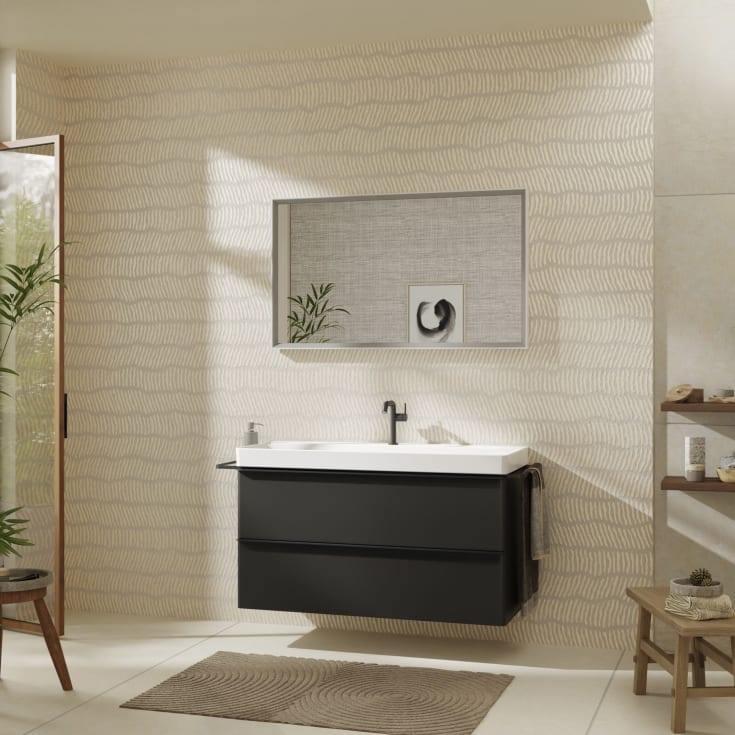 Hansgrohe Xelu Q underskab 118x47,5 cm, mat grå
