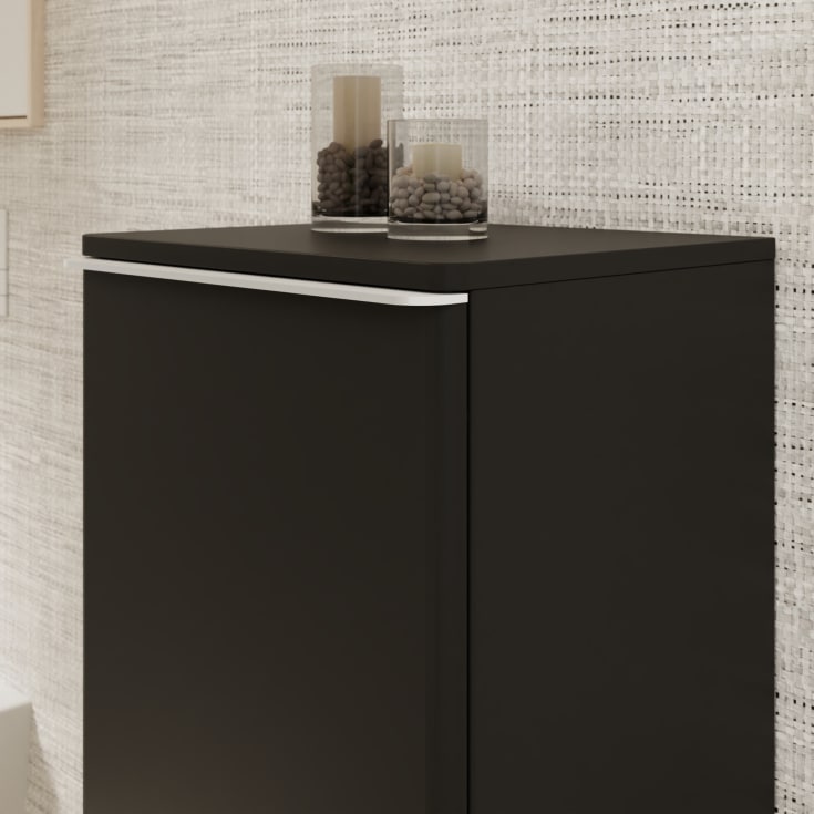 Hansgrohe Xelu Q vægskab, 40x35 cm, venstre, mat grå