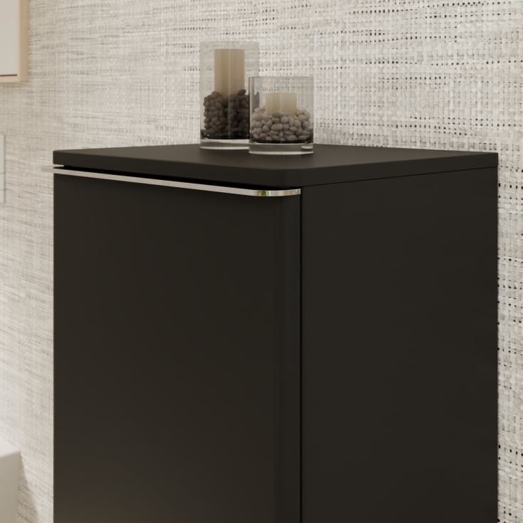 Hansgrohe Xelu Q vægskab, 40x35 cm, venstre, mat grå