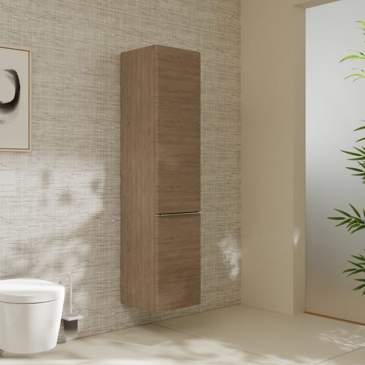 Hansgrohe Xelu Q højskab 40x165,5 cm, venstre, eg