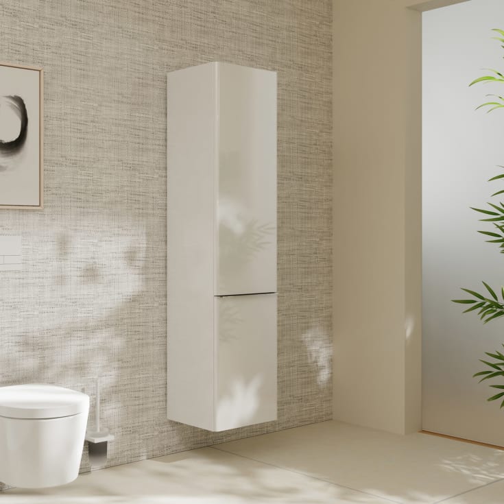 Hansgrohe Xelu Q højskab 40x165,5 cm, højre, hvid højglans